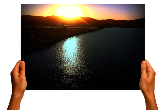 Pôster Pôr-do-sol na Lagoa da Conceição