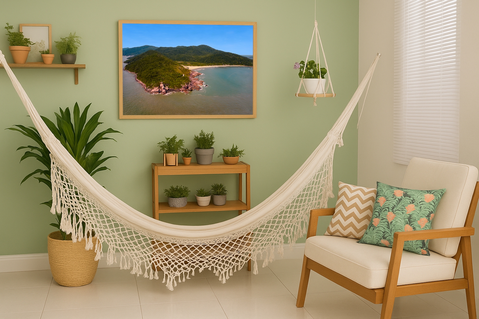 Mockup do pôster de Naufragados, seu Costão e o Farol na parede